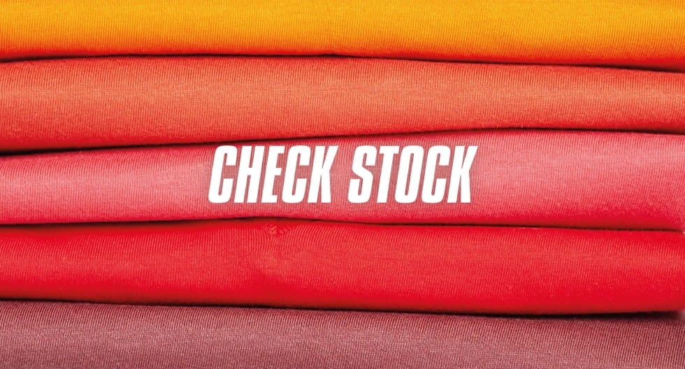Check stock: our stocks are updated every hour.